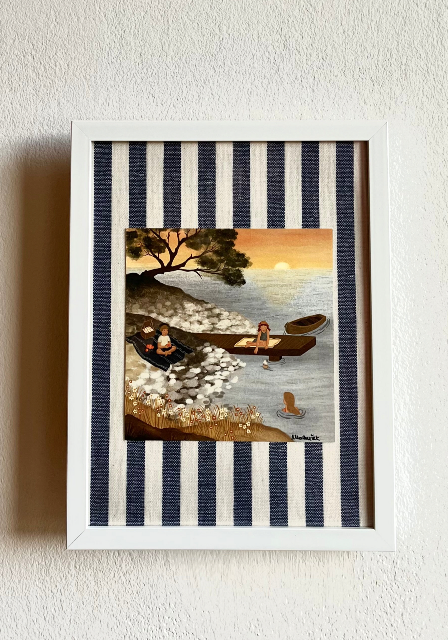 Framed Coastal Artwork