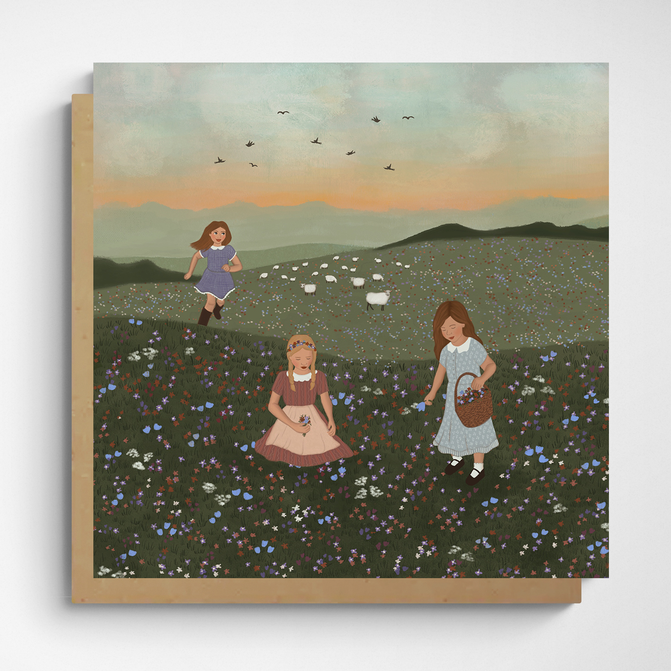 WILD FLOWERS card