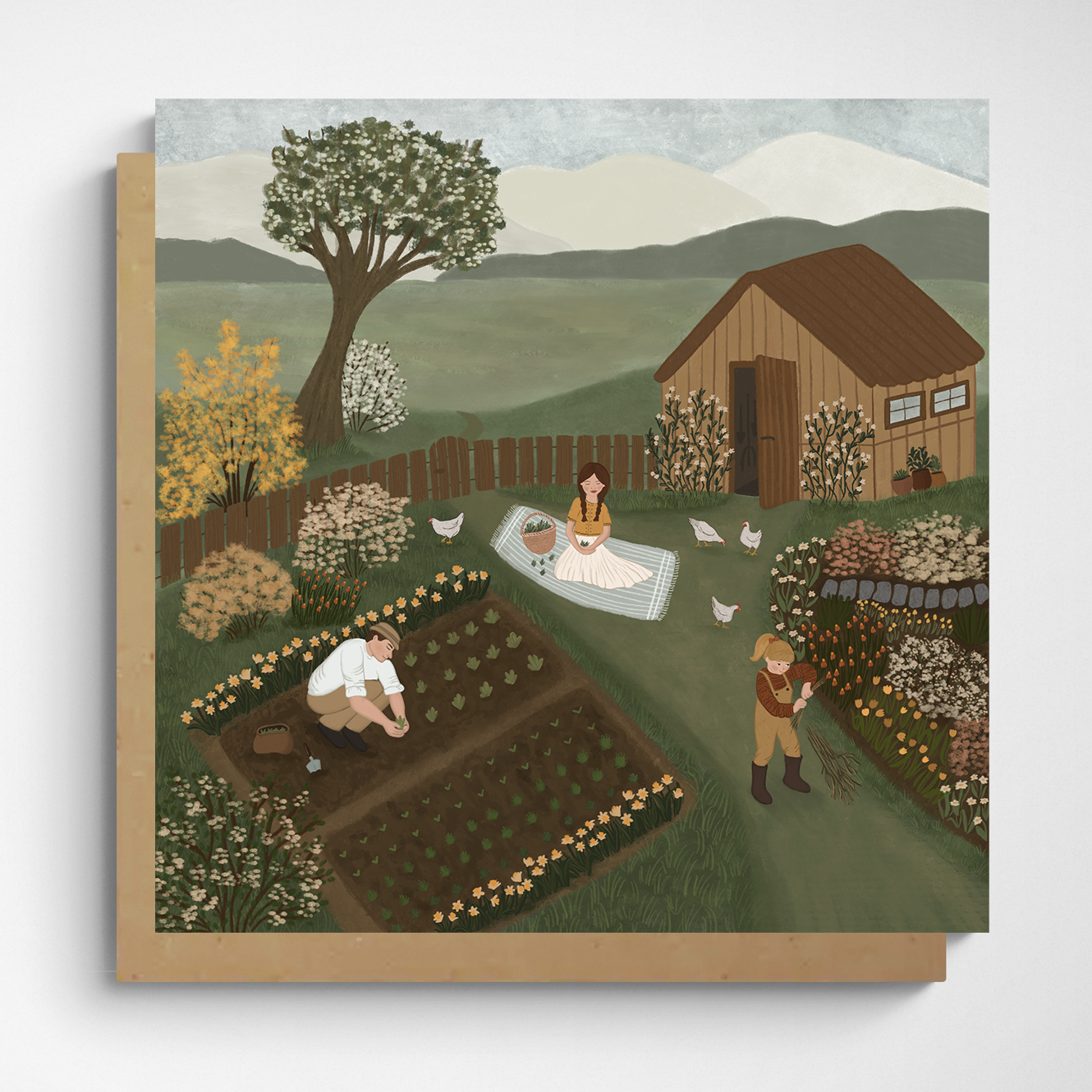 SPRING GARDEN card