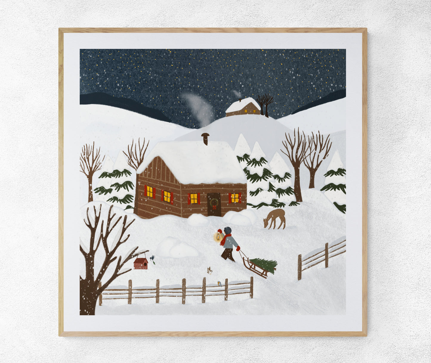UNDER THE STARS art print