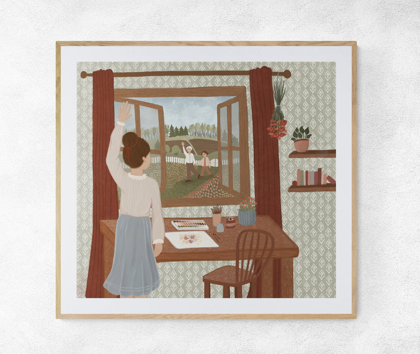VISIT art print
