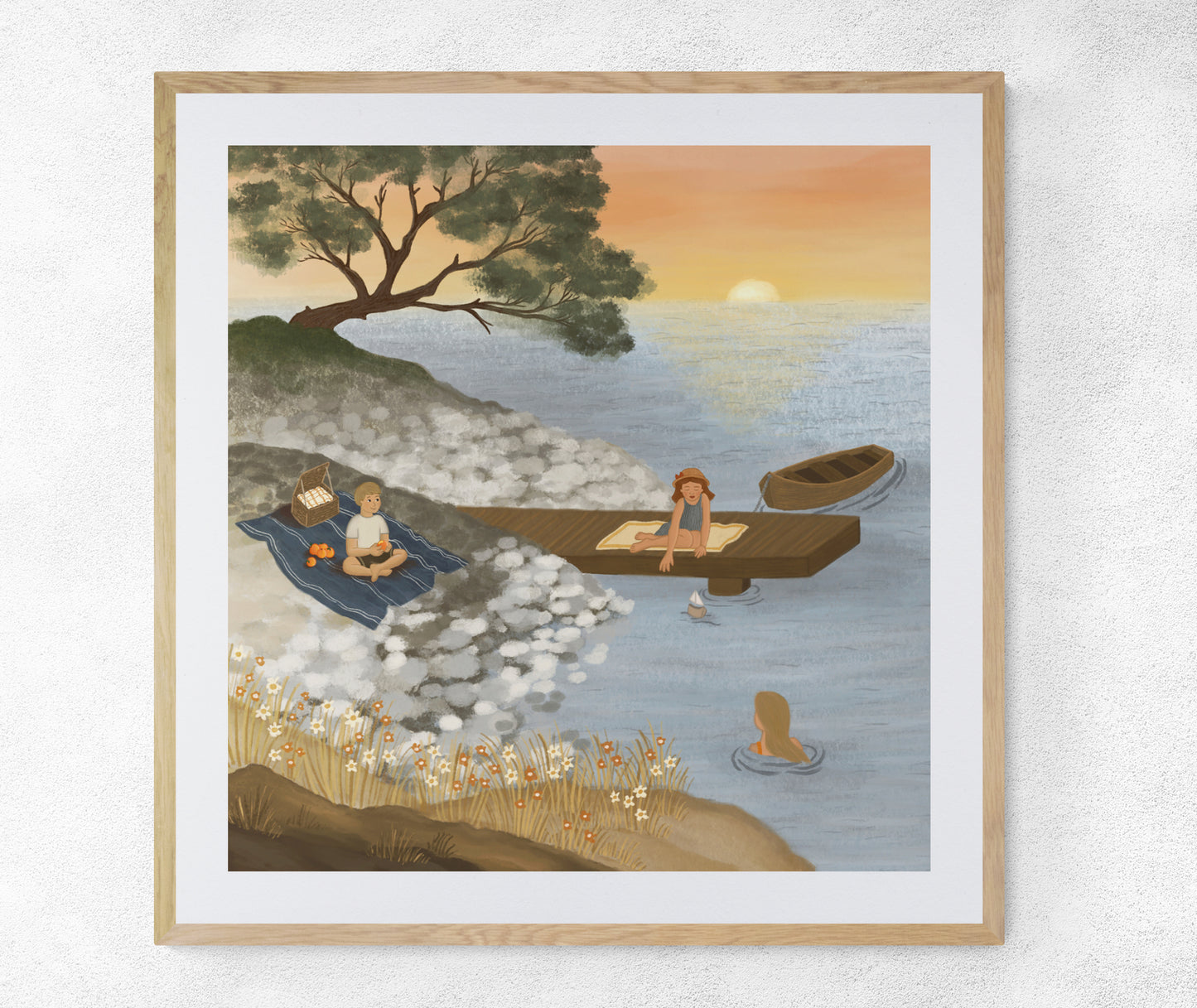 WAVES AND WONDERS art print